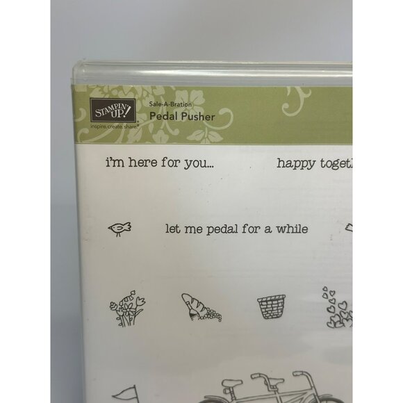 NIB Stampin’ Up! Pedal Pusher 11-Pcs - Photopolymer RETIRED Stamp Sale-A-Bration - Picture 2 of 7